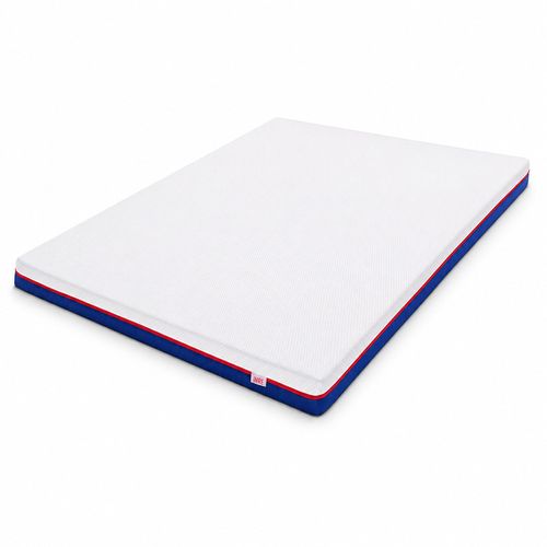 Surmatelas 140x190 Cm - épaisseur 10 Cm - Déhoussable - Tissu Confortable