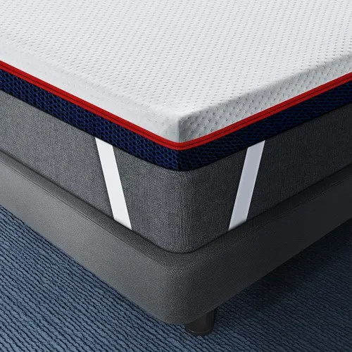 Surmatelas 140x190 Cm - épaisseur 10 Cm - Déhoussable - Tissu Confortable