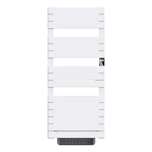 Sèche-serviette électrique Sans Fluide Avec Soufflerie 500w+1000w H.108,4xl60cm Hanae Blanc