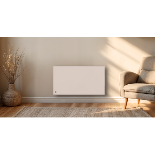 Radiateur électrique Fixe à Inertie Sèche Céramique+film 1500w  Freya Horizontal Blanc