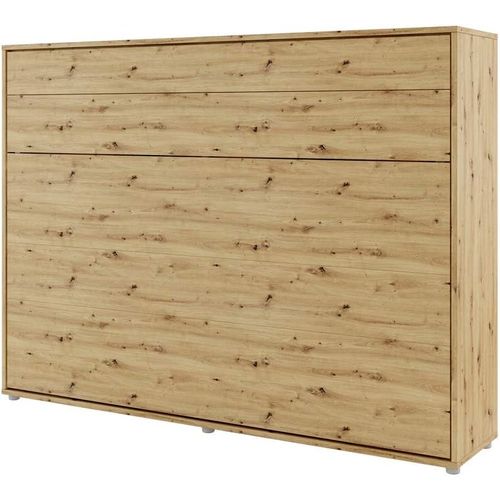 Lenart Armoire Lit Escamotable Horizontal 140x200 Cm Chêne Artisan Lit Rabattable Lit Mural"consus"