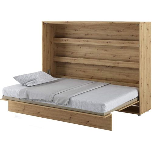 Lenart Armoire Lit Escamotable Horizontal 140x200 Cm Chêne Artisan Lit Rabattable Lit Mural"consus"