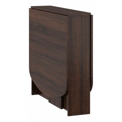 Table À Manger Ovale Pliante Sonoma Sombre 150x80 cm