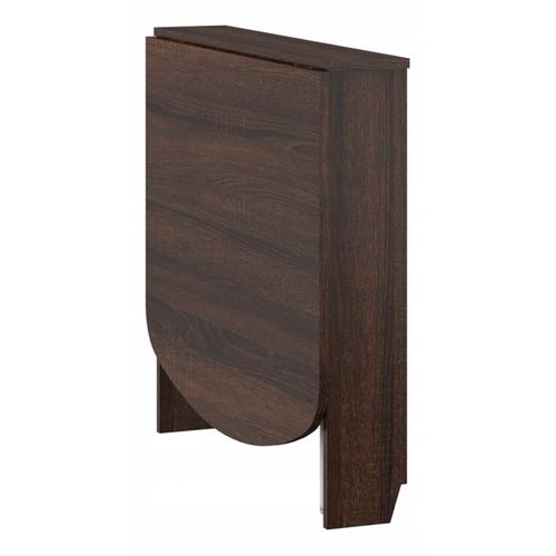 Table à Manger Semi-ovale Pliante Sonoma Sombre 81x80 Cm Modèle:homni 6 Table Pliable Papillon