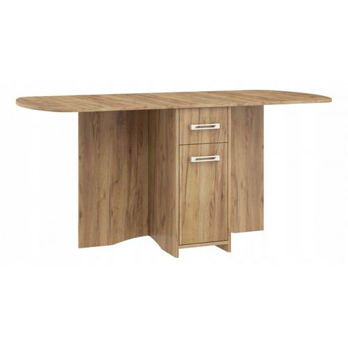 Table à Manger Ovale Pliante 2 Tiroirs Couleur Or Artisan 160x80 Cmhomni 2 Table Pliable