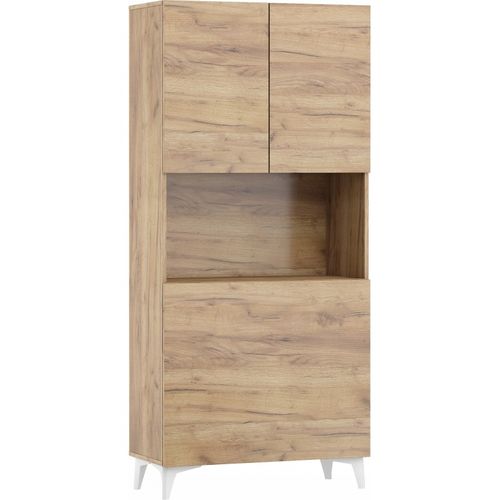 Armoire Placard Convertible En Bureau Et Table Home Office 175x80x36cm « Meggie-or Artisan»