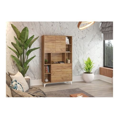 Armoire Placard Convertible En Bureau Et Table Home Office 175x105x34cm « Meggie 2-or Artisan»