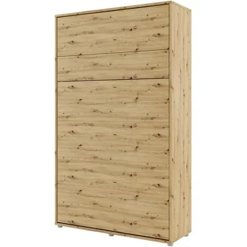 Lenart Armoire Lit Escamotable +2 Placards Vertical 140x200 Cm Chêne Artisan "consus"
