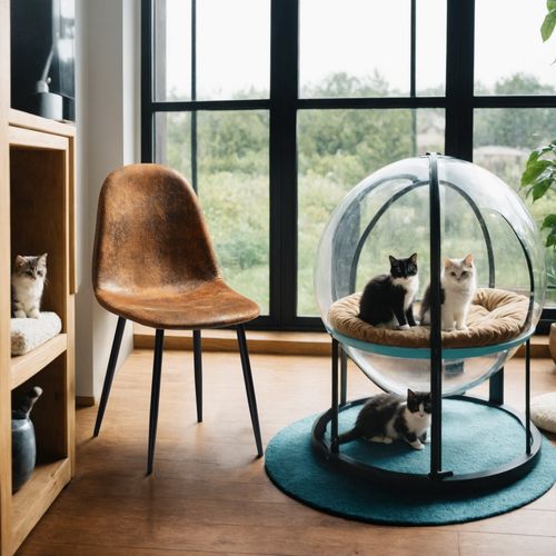 Lot De 4 Chaises Scandinave Retro Marron Suede Salle à Manger Salon Bureau Chambre Vintage