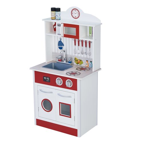 New Classic Toys Cuisine Moderne Blanche – Jeu D’Imitation Avec Accessoires Pour Enfants Dès 3 Ans