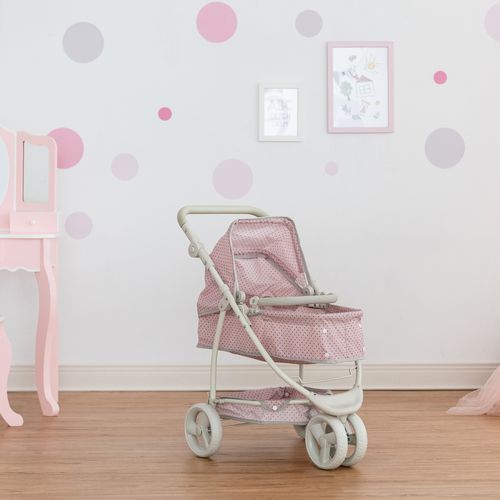 Poussette 2-en-1 Princesse à Pois Polka Dots