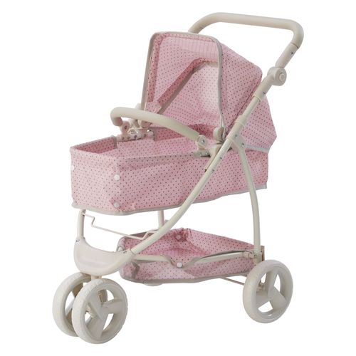 Poussette 2-en-1 Princesse à Pois Polka Dots
