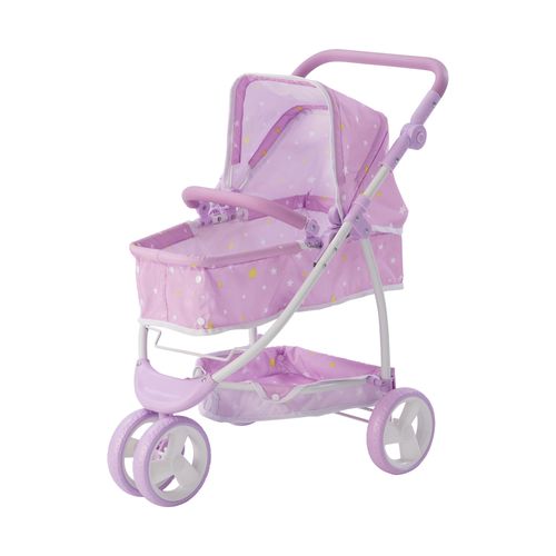 Poussette Landau Nacelle 2en1 Pour Poupée Poupon De 40-45 Cm