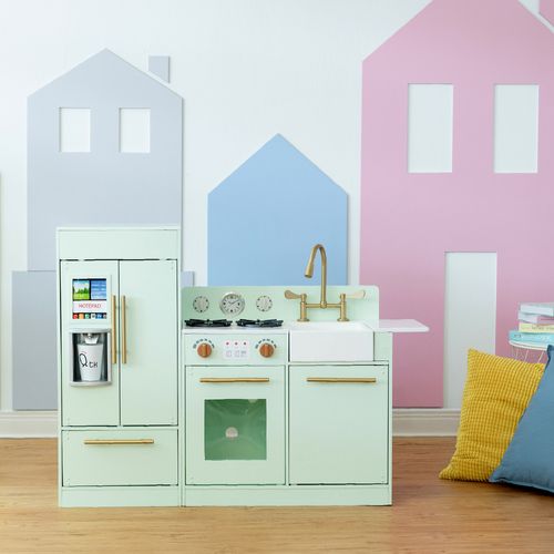 Cuisine De Jeu Enfant Dînette Machine à Glace Menthe (2 Pièces) Fille Garçon