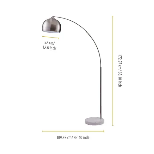 Lampadaire Arquer Arc Lampe De Salon Abat