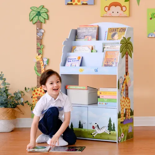 Bibliothèque Enfant Avec Placard De Rangement