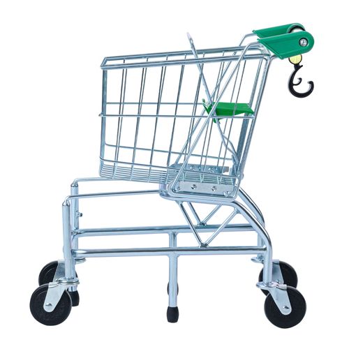 Chariot De Supermarché Jouet Pour Enfant Bayer Design - Avec Siège Rabattable Pour Poupée, Roues Pivotantes