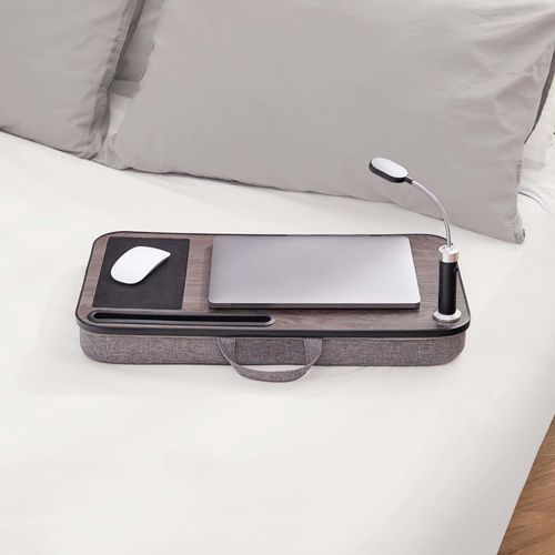 Support Coussin Pour Téléphone Et Tablette - Oreiller De Poignet Confortable Pour Lit Et Canapé (Gris Foncé) - 11