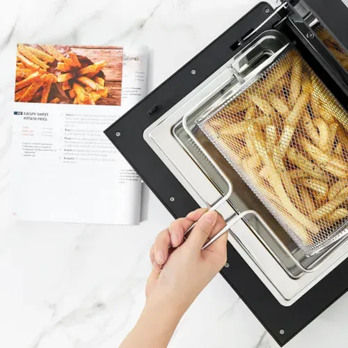 Friteuse à Air Noir Oven 12 litres Chef Edition 1800w