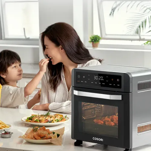 Friteuse à Air Noir Oven 12 litres Chef Edition 1800w