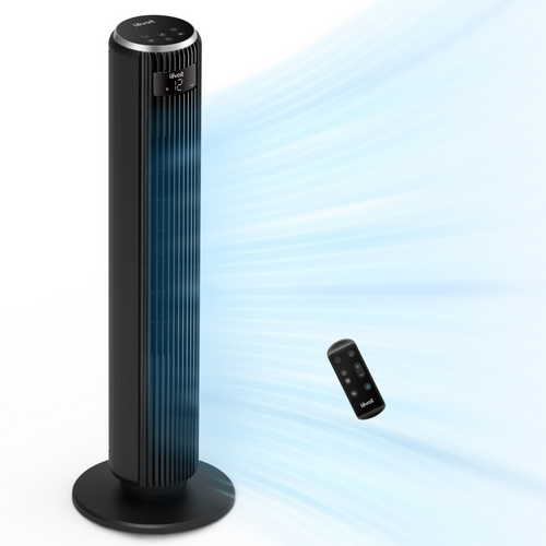 Ventilateur Tour Tempsense 36 Dc Avec 12 Vitesses Et La Technologie Vortexair.