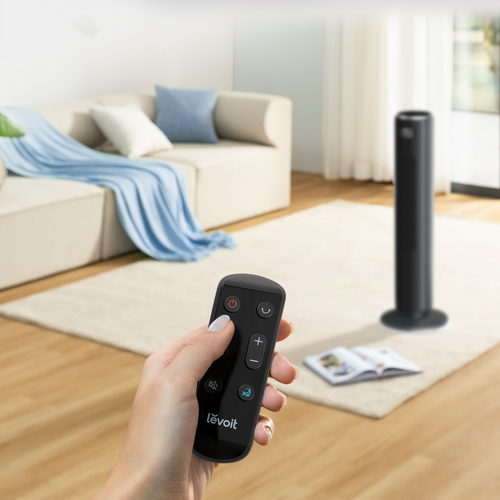 Ventilateur Tour Tempsense 36 Dc Avec 12 Vitesses Et La Technologie Vortexair.