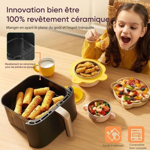 Friteuse Sans Huile  - Turbo Tower Pro Smart - Capacité 10,8l - 2 Cuves - 7 Programmes - 2630w
