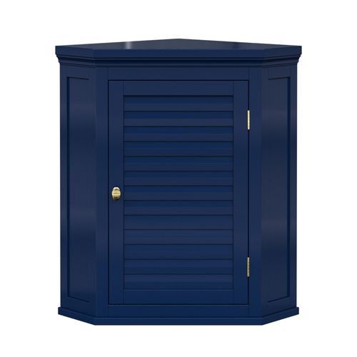 Armoire Murale Dangle Lamelles Bleu Marine