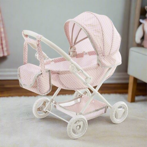 Poussette Landau Pour Poupée Polka Dot Princess Rose