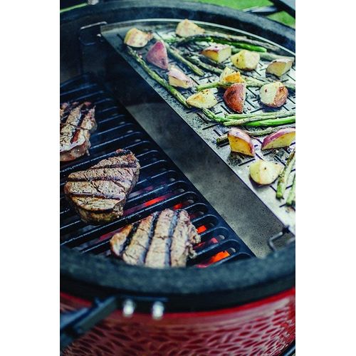 KAMADO JOE Grille De Cuisson Demi Lune En Fonte Classic Joe, 9 Po X 18 Po Kj Hcicg 30737022