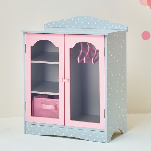 Armoire pour poupée en bois miniflowers howa - Armoire pour poupées avec 3 cintres 2660 – howa Spielwaren Armoire pour poupée en bois miniflowers howa - Armoire pour poupées avec 3 cintres 2660 – howa Spielwaren