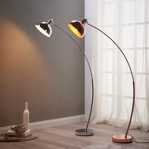 Lampadaire Arco Métal Arc Lampe De Salon Sur Pied Arc