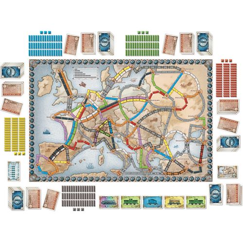 Jeu De Société Les Aventuriers Du Rail Europe Jeu De Société