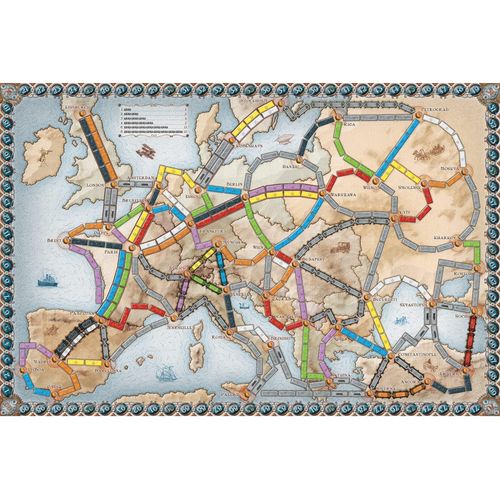 Jeu De Société Les Aventuriers Du Rail Europe Jeu De Société