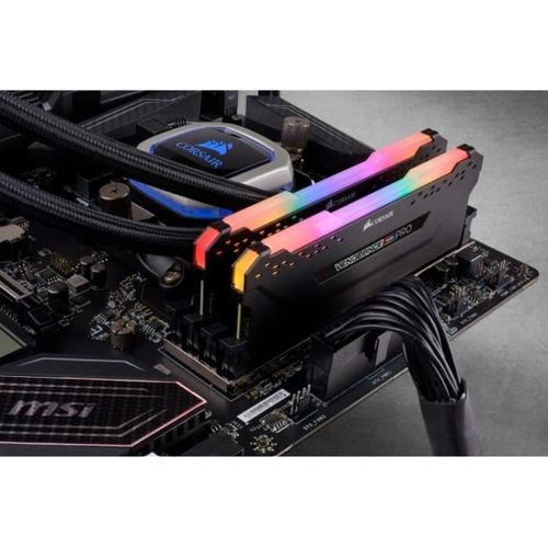 Mémoire PC Ddr4 - Vengeance Rgb Pro 32gb (2x16gb) - 3200mhz - Cas 16 (cmw32gx4m2e3200c16)