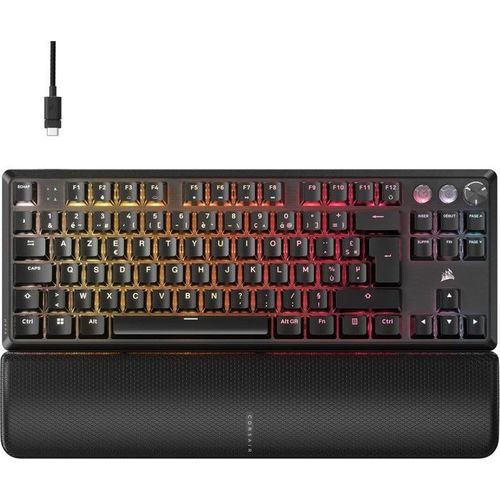 Clavier Gaming - K70 Pro Tkl - Interrupteurs Mgx Hyperdrive - Rétroéclairage Rgb - Azerty