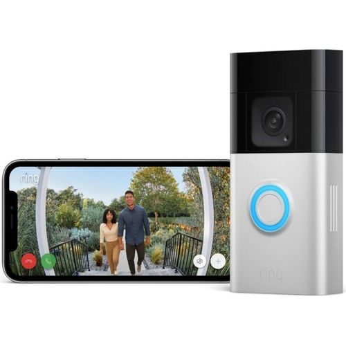 Sonnette Vidéo Sans Fil HD 1536p Avec Batterie Rechargeable Et Audio Bidirectionnel