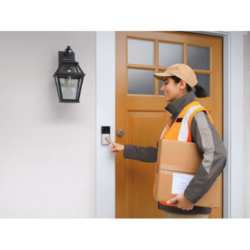 Sonnette Vidéo Sans Fil HD 1536p Avec Batterie Rechargeable Et Audio Bidirectionnel