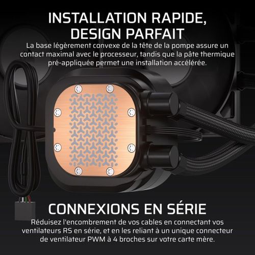 Watercooling Aio 240 Mm Avec Écran Ips 5,3 Cm