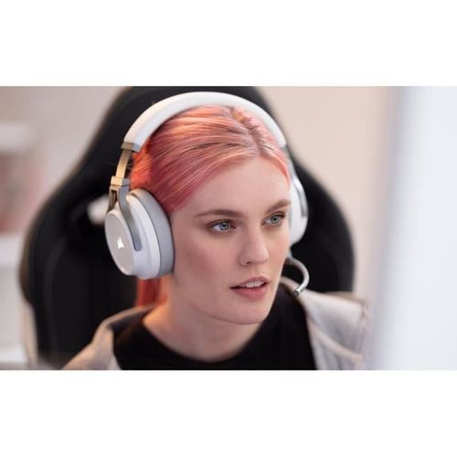 Casque Gamer Virtuoso Rgb Sans Fil Blanc (ca9011186eu)