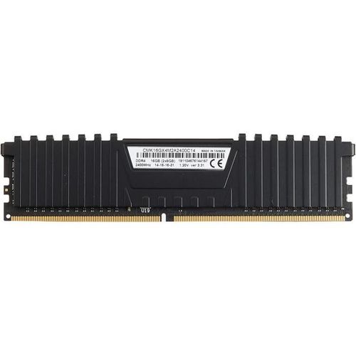 Mémoire PC Vengence Lpx - Ddr4 - Kit 16go (2 X 8go) - 2400 Mhz - C14 - Noir - Cmk16gx4m2a2400c14