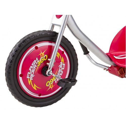 Drift Scooter Pour Enfant - Trottinette 360°, 4 Longueurs Réglables, Charge 80 Kg, Avec Lumières LED