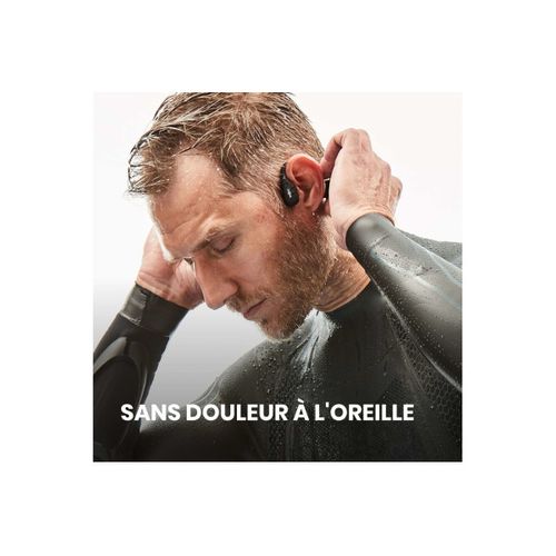 Casque Sport Sans Fil  Openswim Avec Réduction Du Bruit Noir