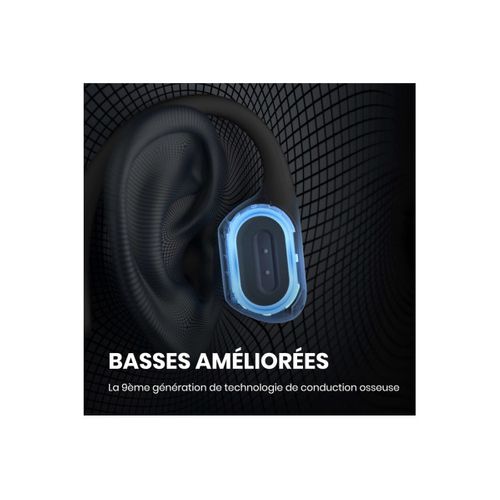 Casque Sport Sans Fil Openrun Pro Bluetooth Avec Réduction Du Bruit Bleu