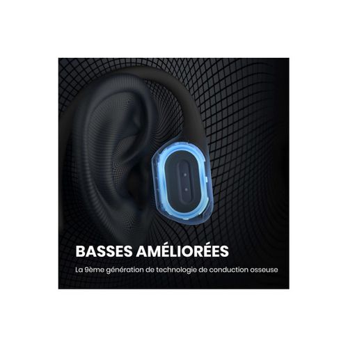Casque Sport Sans Fil Openrun Pro Bluetooth Avec Réduction Du Bruit Noir