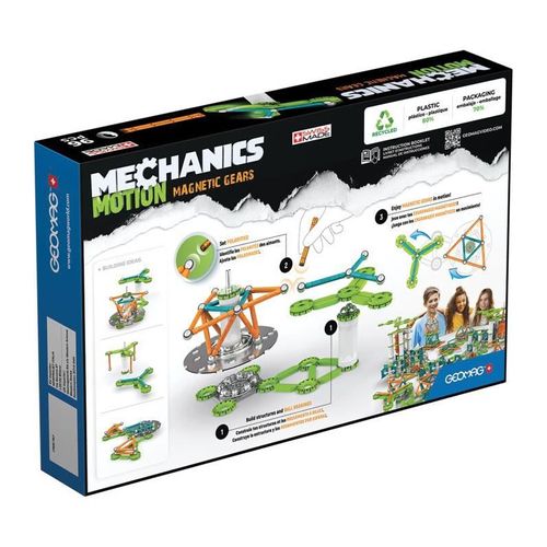 Geomag Mechanics, Motion 96 PCs, Construction Magnetique, Jeux Educatifs, Jouet Pour Enfants Des 7 A
