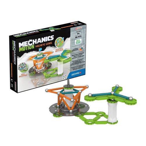 Geomag Mechanics, Motion 96 PCs, Construction Magnetique, Jeux Educatifs, Jouet Pour Enfants Des 7 A