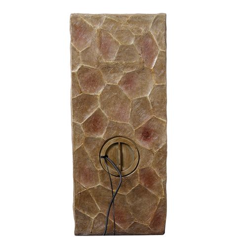 Fontaine Cascade Extérieure LED, 81cm, Marron