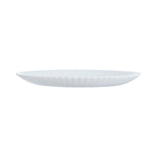6 Assiettes à Dessert Blanches En Opale 19 Cm