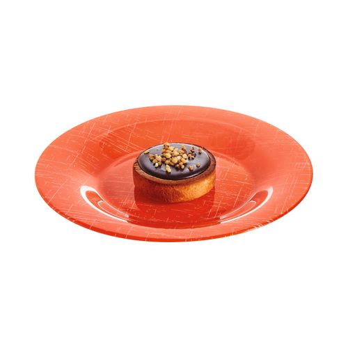 Assiette à Dessert Orange 19,5 Cm